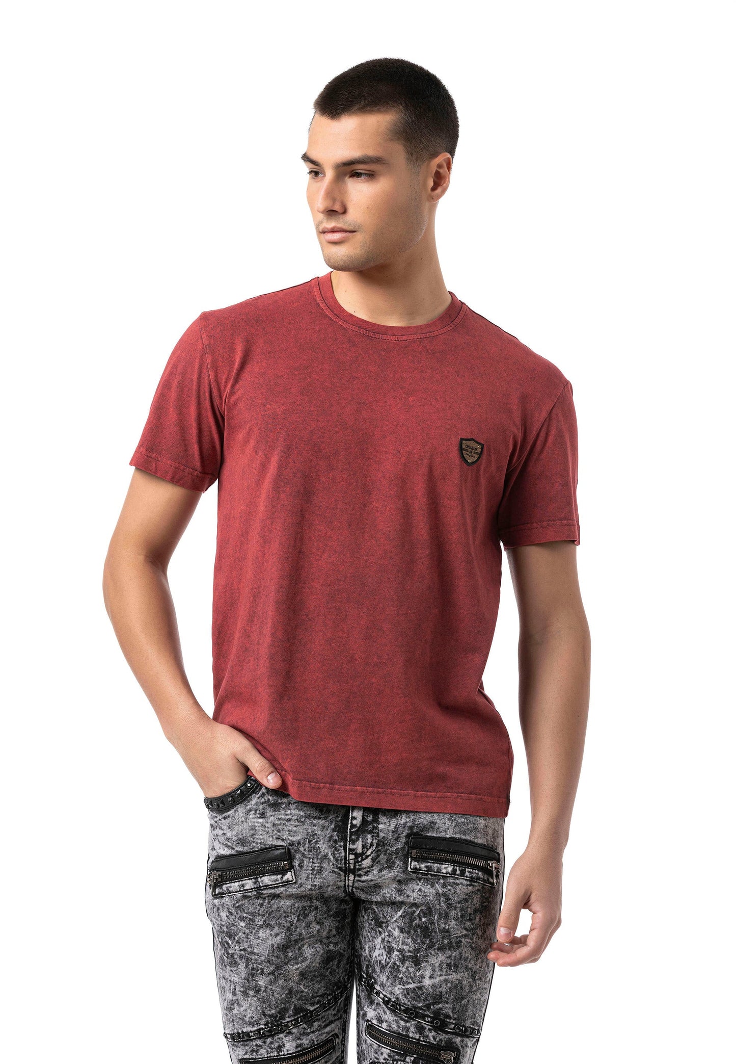 Cipo & Baxx PARK Herren T-Shirt Relax Fit CT808