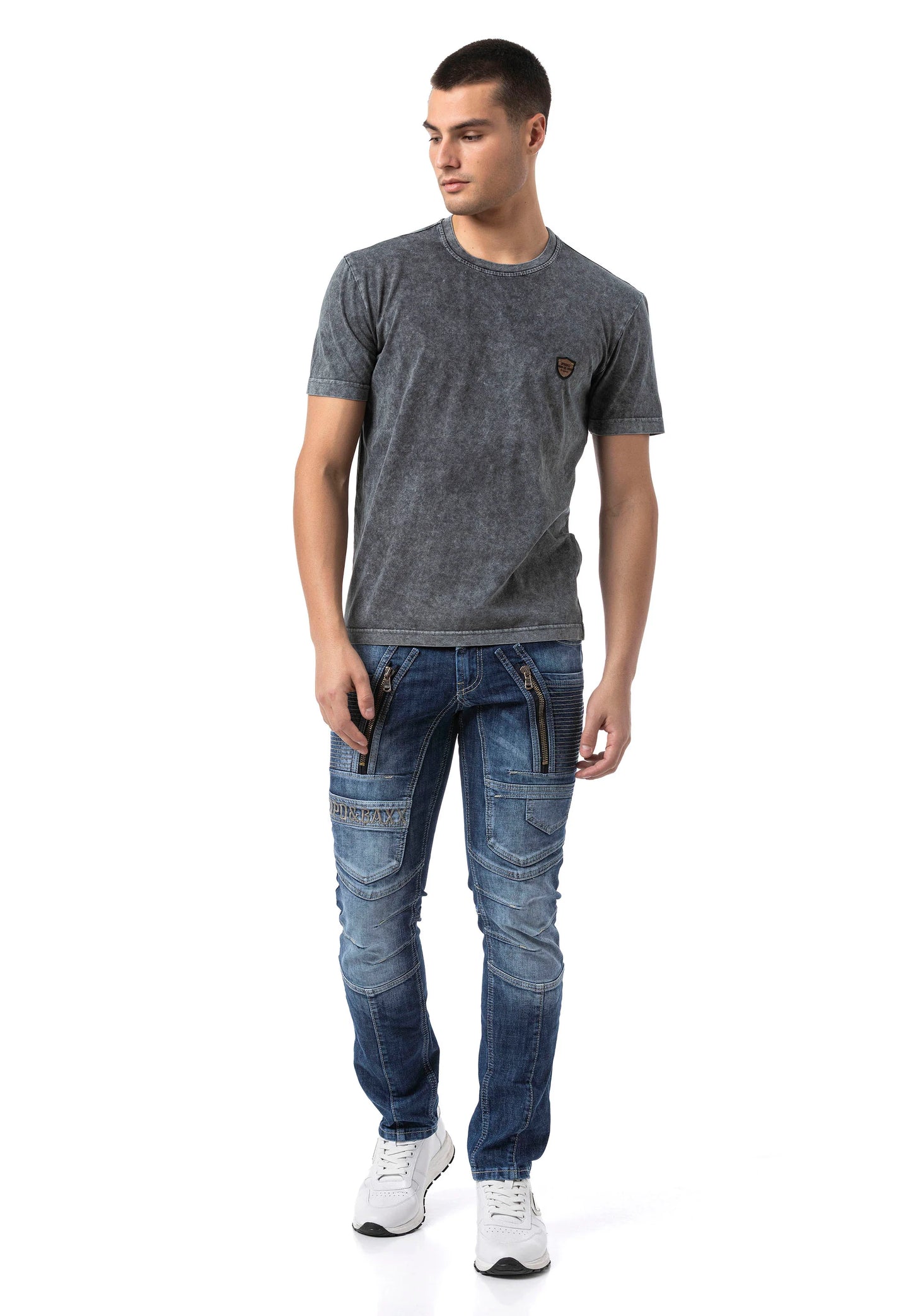 Cipo & Baxx PARK Herren T-Shirt Relax Fit CT808