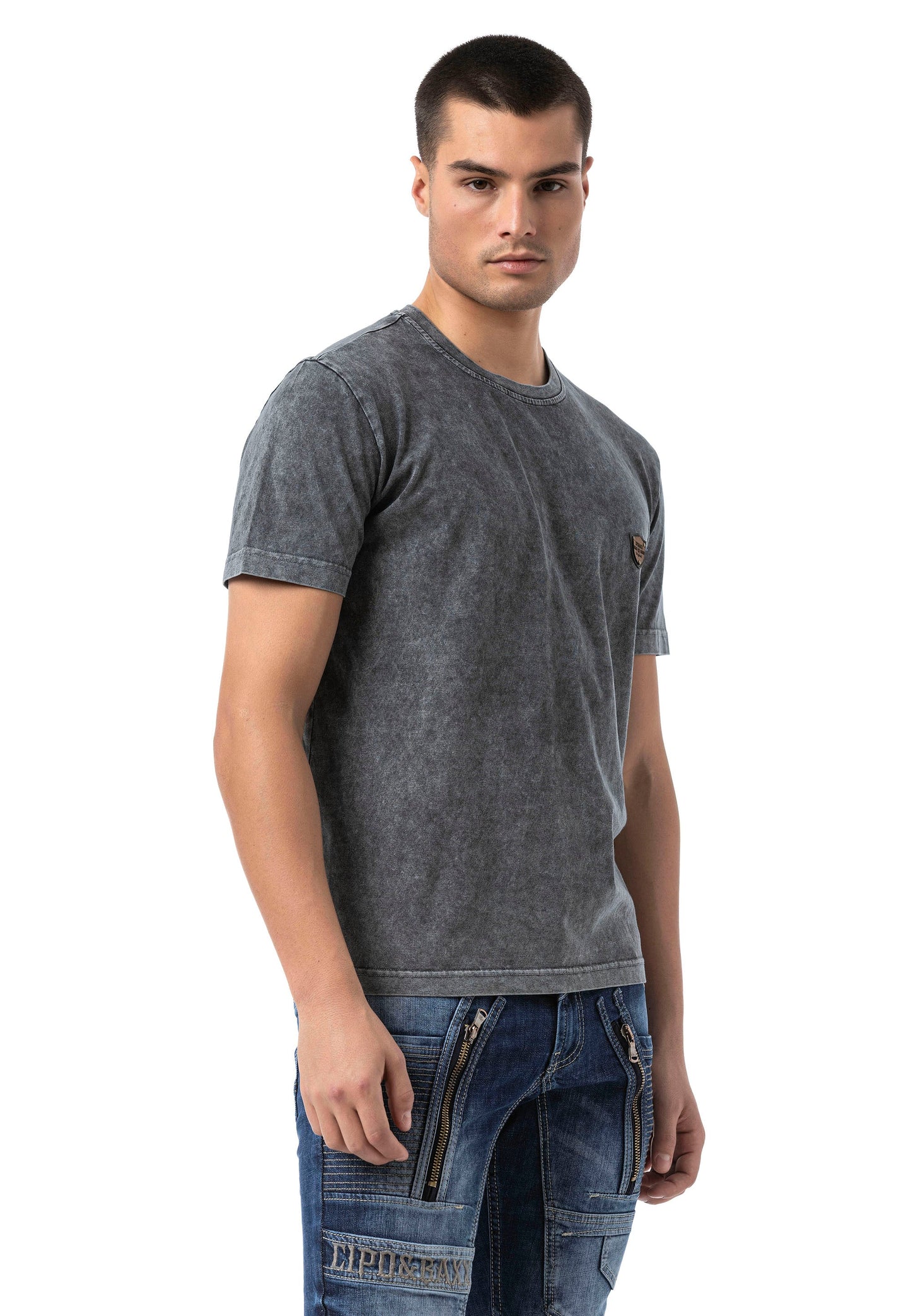 Cipo & Baxx PARK Herren T-Shirt Relax Fit CT808