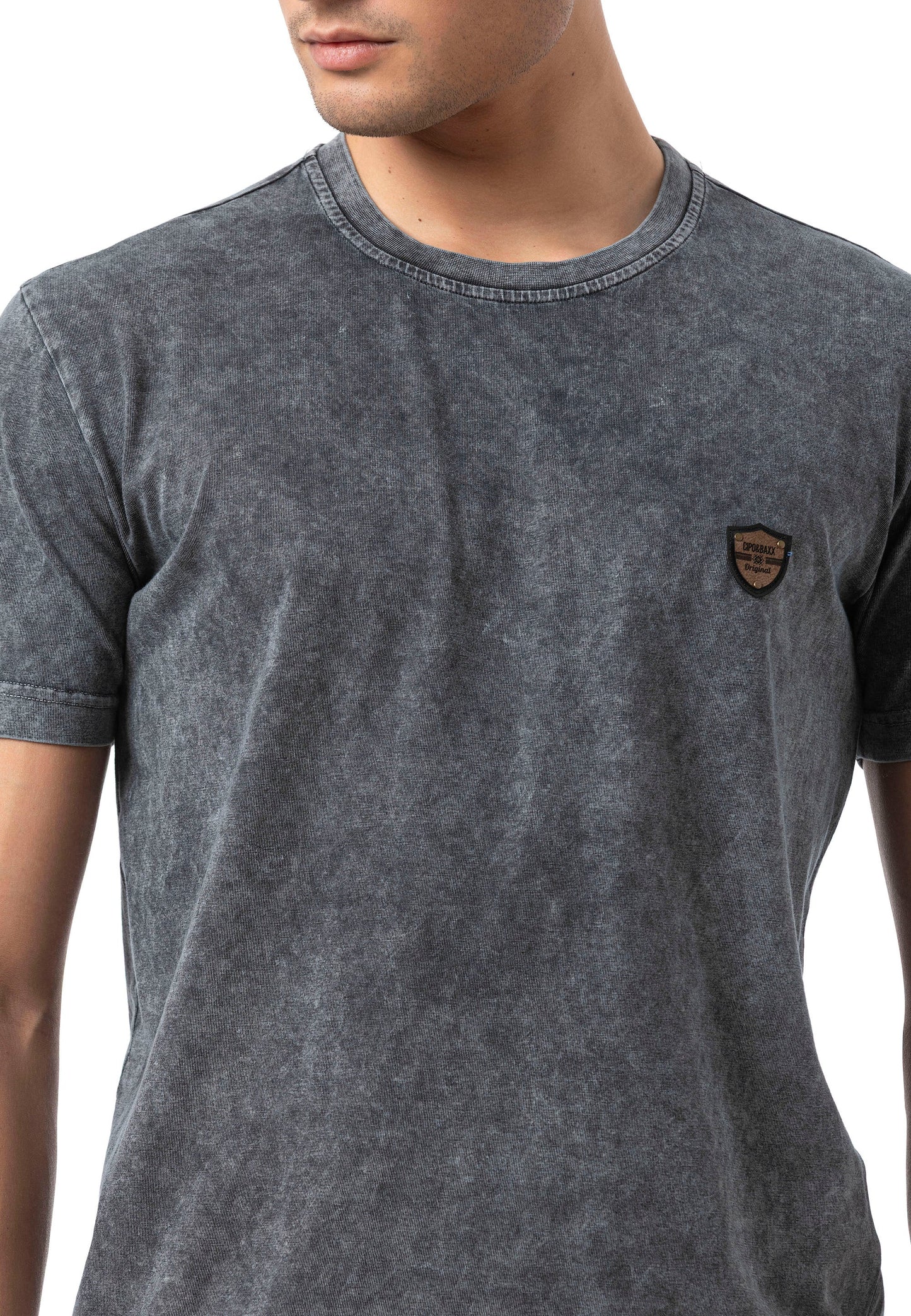 Cipo & Baxx PARK Herren T-Shirt Relax Fit CT808