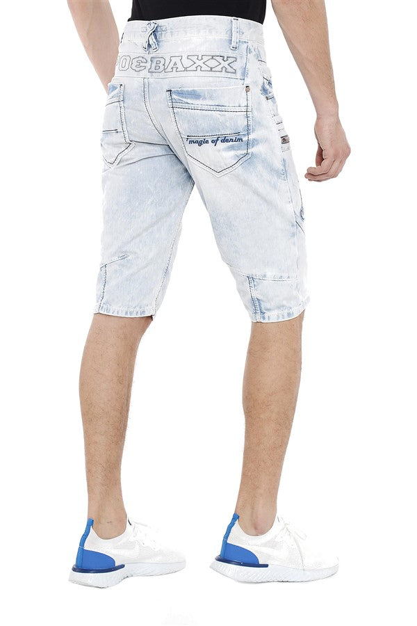 Cipo & Baxx LOUIS men's short jeans denim CK131