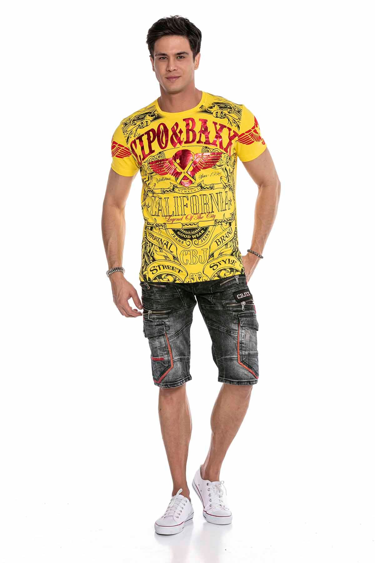 Cipo & Baxx ROSBURG men's short jeans denim CK224