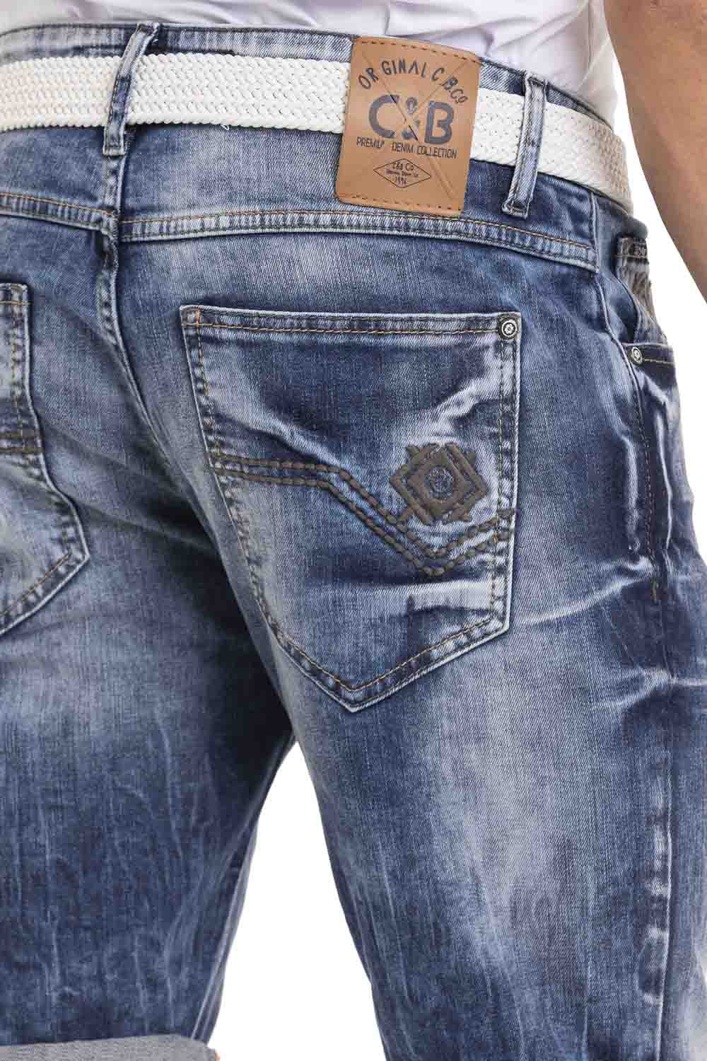 Cipo & Baxx ORBIT Men's Short Jeans Denim CK266