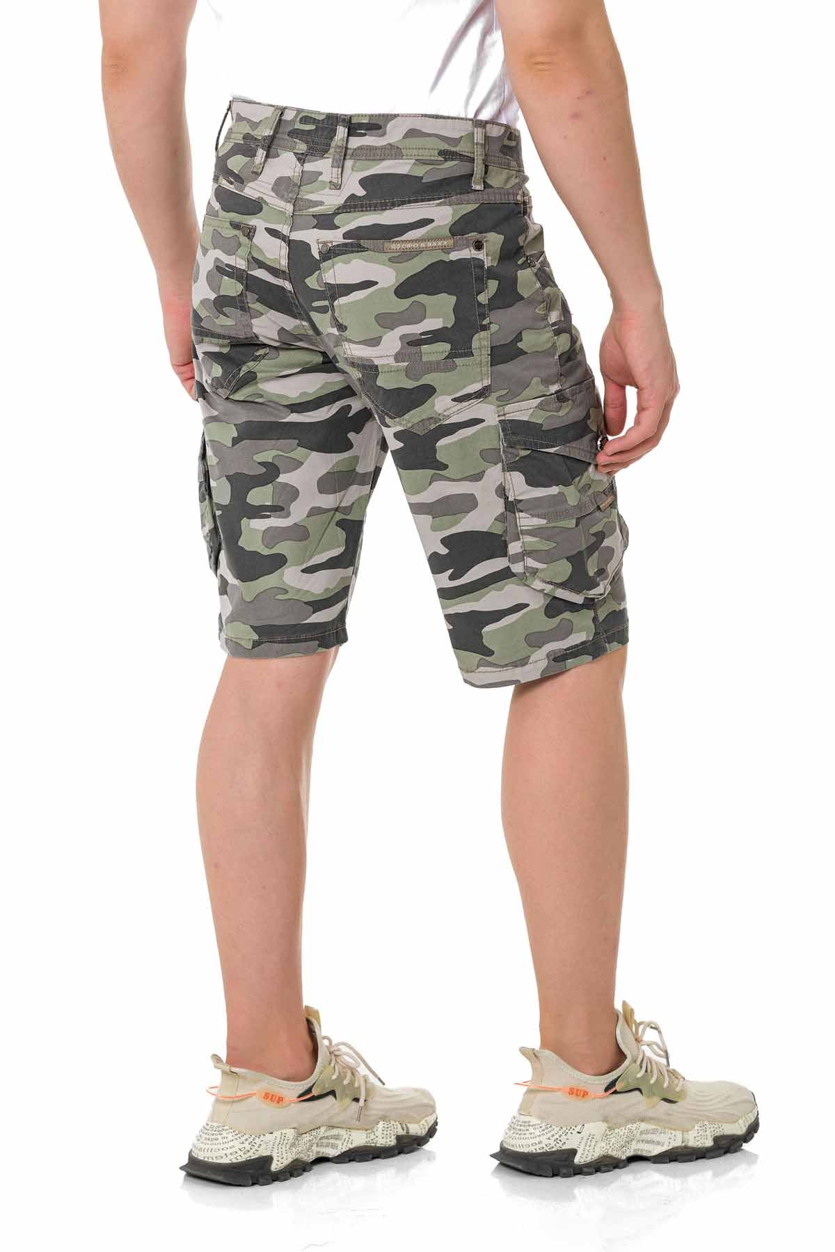 Cipo & Baxx MILIT Men's Short Jeans Denim CK286