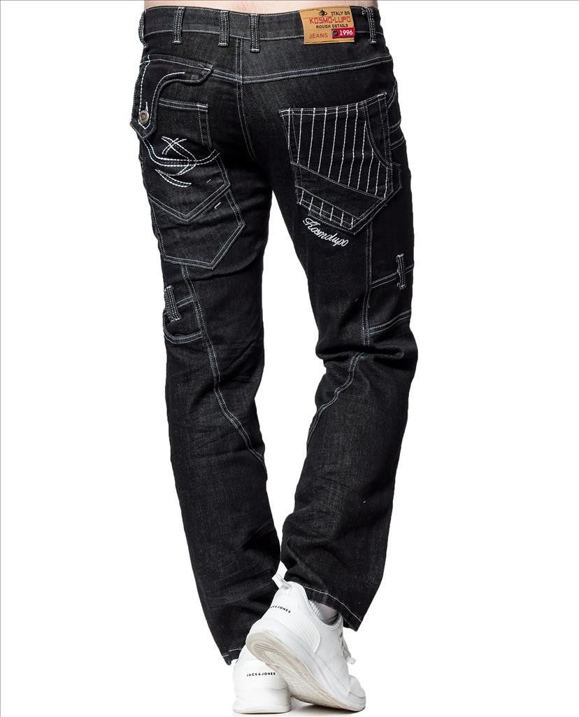 K&M Kosmo Lupo KONGO Herren Jeans Denim Straight Cut Alle Gr. Neu