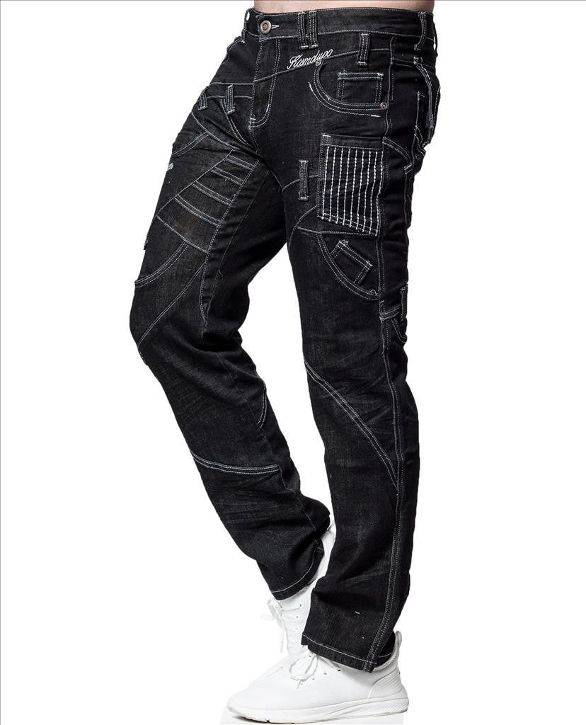 K&M Kosmo Lupo KONGO Herren Jeans Denim Straight Cut Alle Gr. Neu