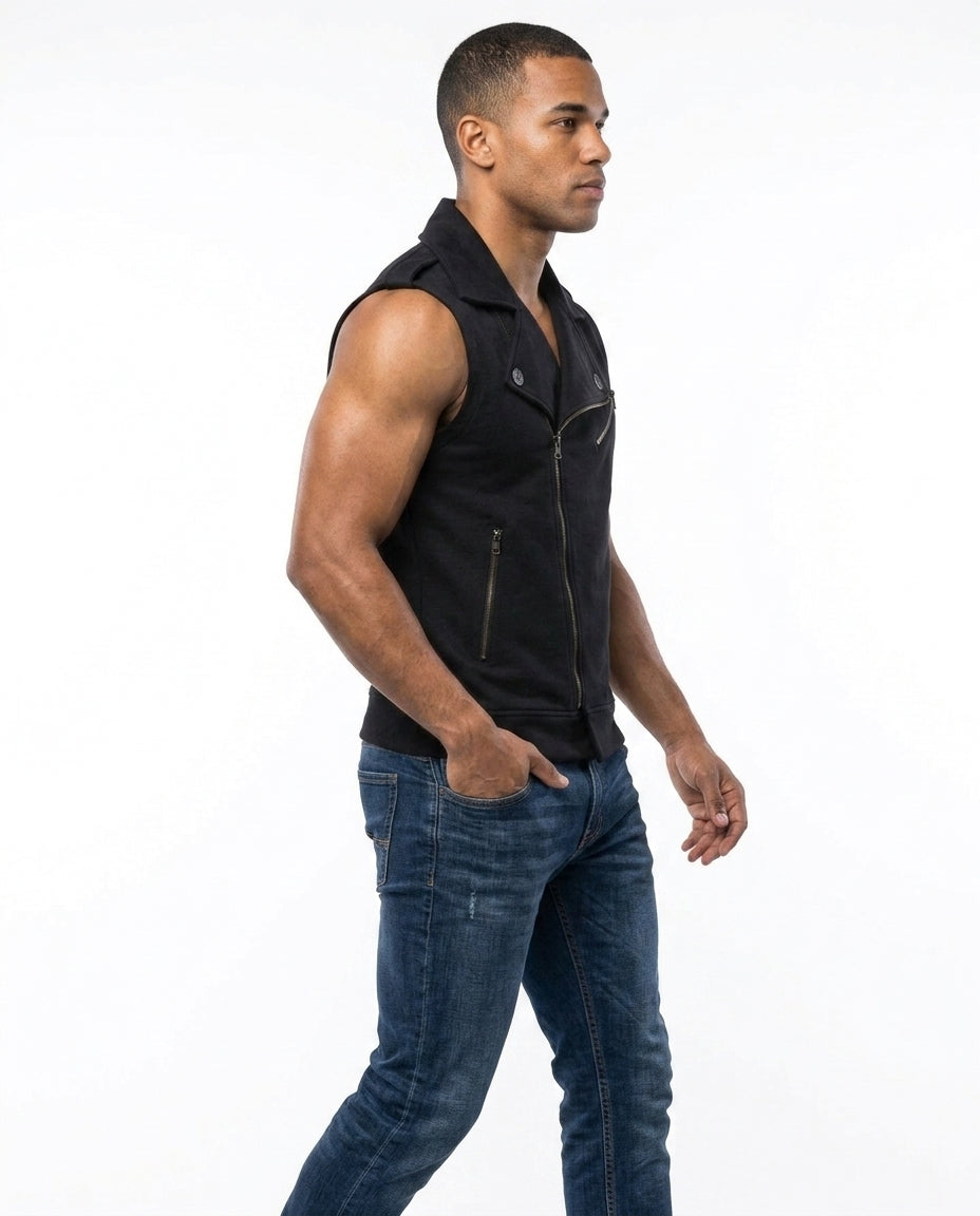 Cipo & Baxx ARCK Herren Weste Jacke Denim CW104