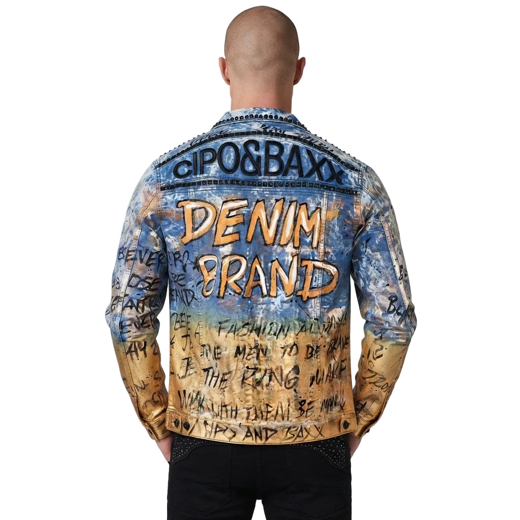 Cipo & Baxx GOLDBERG Herren Jeans Jacke Denim CJ265