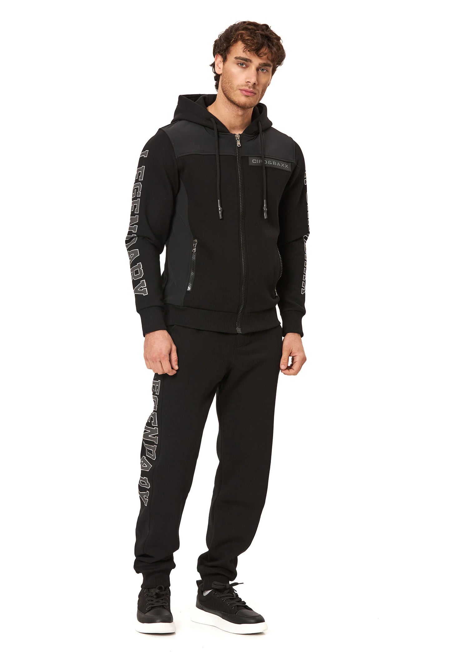 Cipo & Baxx SILI Herren Trainingsanzug Sweatshirt + Jogginghose  CLR164