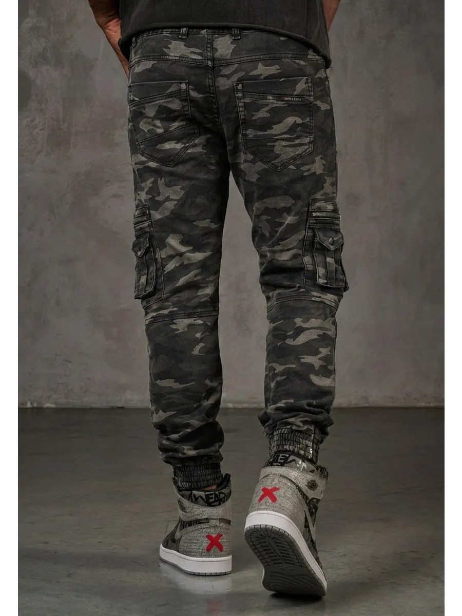 Cipo & Baxx PATRIA Herren Cargo Camouflage Jeans Denim CD908