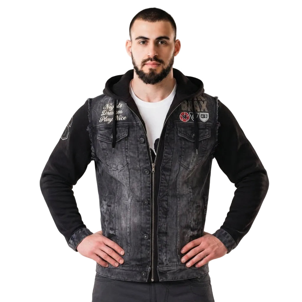 Cipo & Baxx EASTWOOD Herren Jeans Jacke Weste Denim CJ185