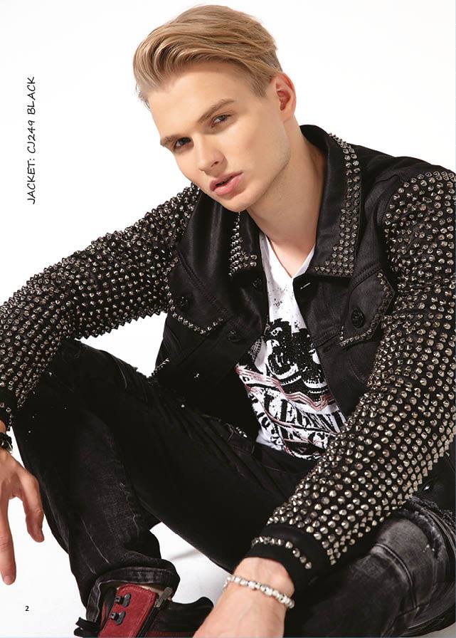 Cipo & Baxx JERMAINE Herren Biker Jeansjacke CJ249