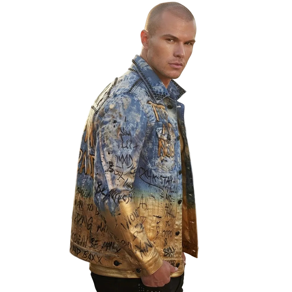 Cipo & Baxx GOLDBERG Herren Jeans Jacke Denim CJ265