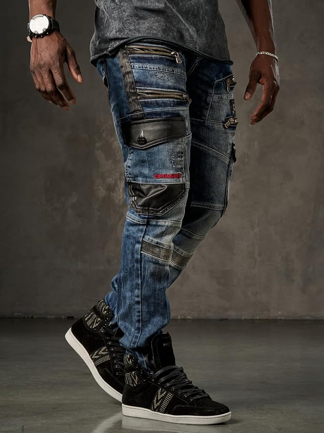 Cipo &amp; Baxx ARGON men's jeans denim CD586
