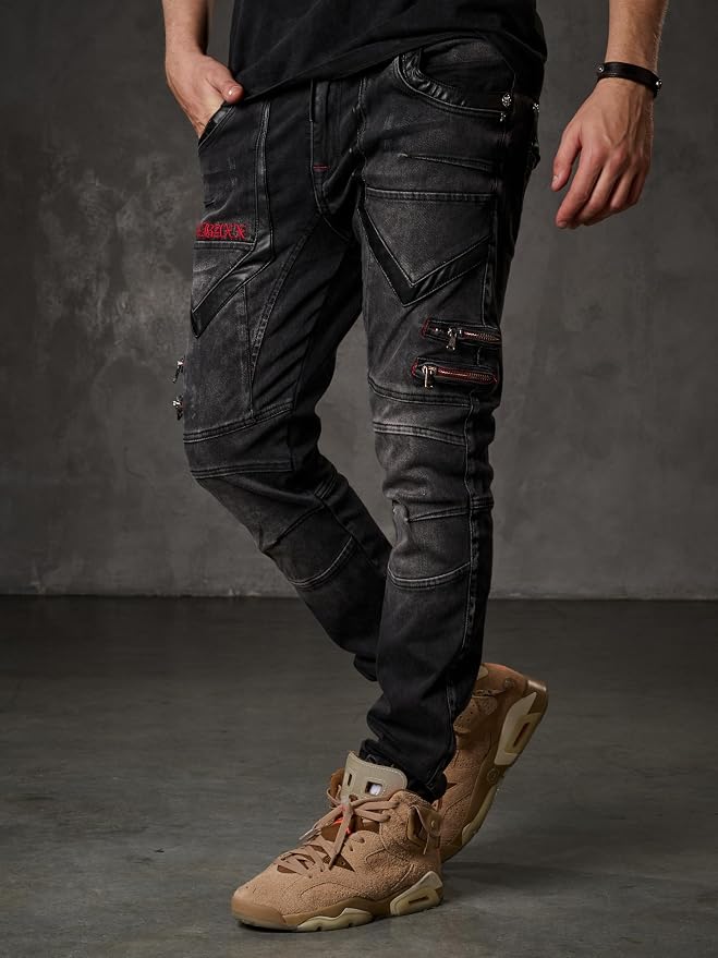 Cipo & Baxx NEAPEL Herren Cargo Jeans CD795