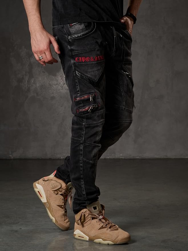 Cipo & Baxx NEAPEL Herren Cargo Jeans CD795