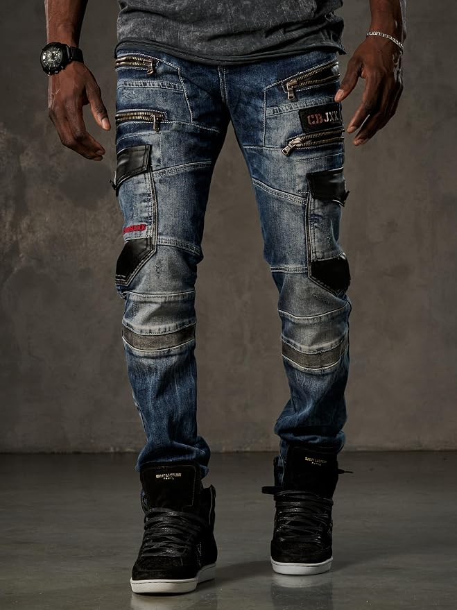 Cipo &amp; Baxx ARGON men's jeans denim CD586