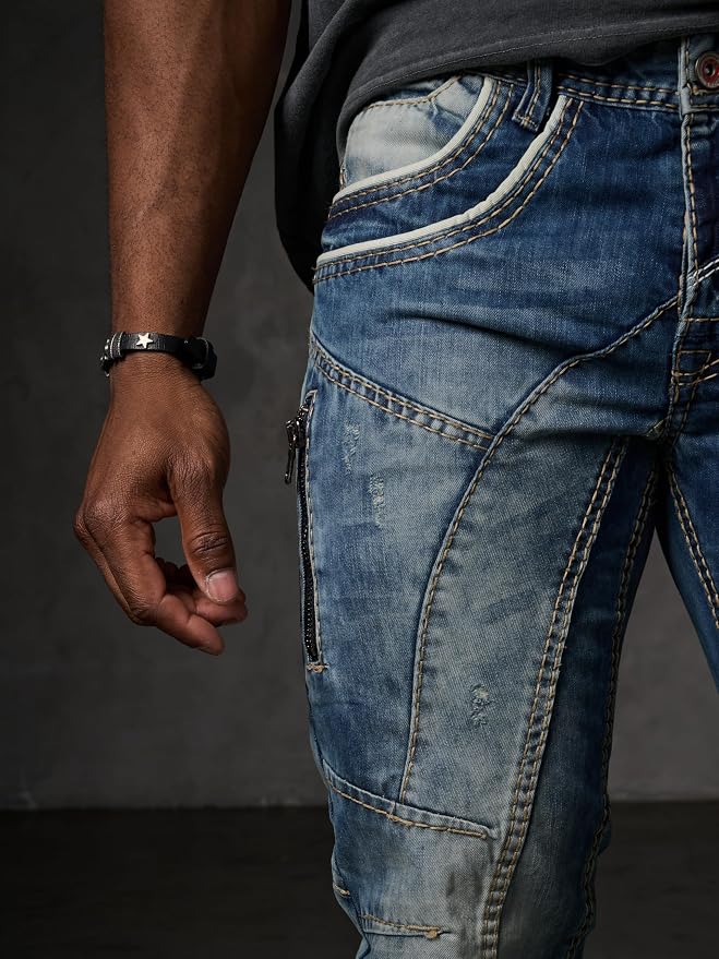 Cipo & Baxx MCKINLEY Herren Jeans Denim C-1150