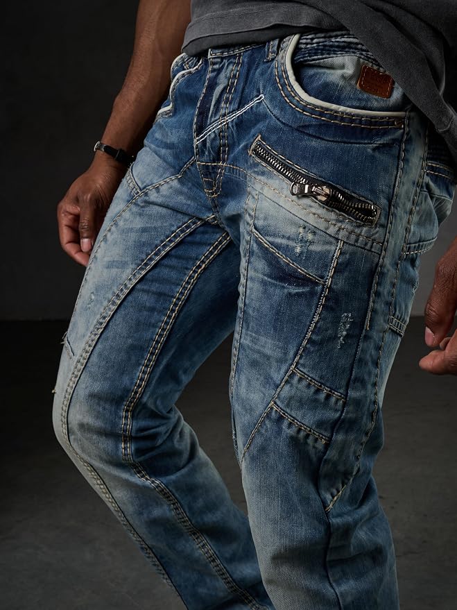Cipo & Baxx MCKINLEY Herren Jeans Denim C-1150