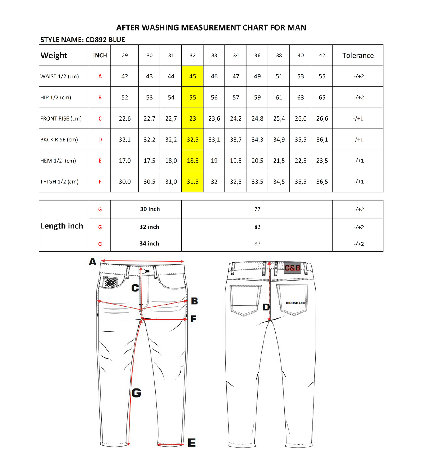 Cipo & Baxx JACO Herren Jeans Denim CD892