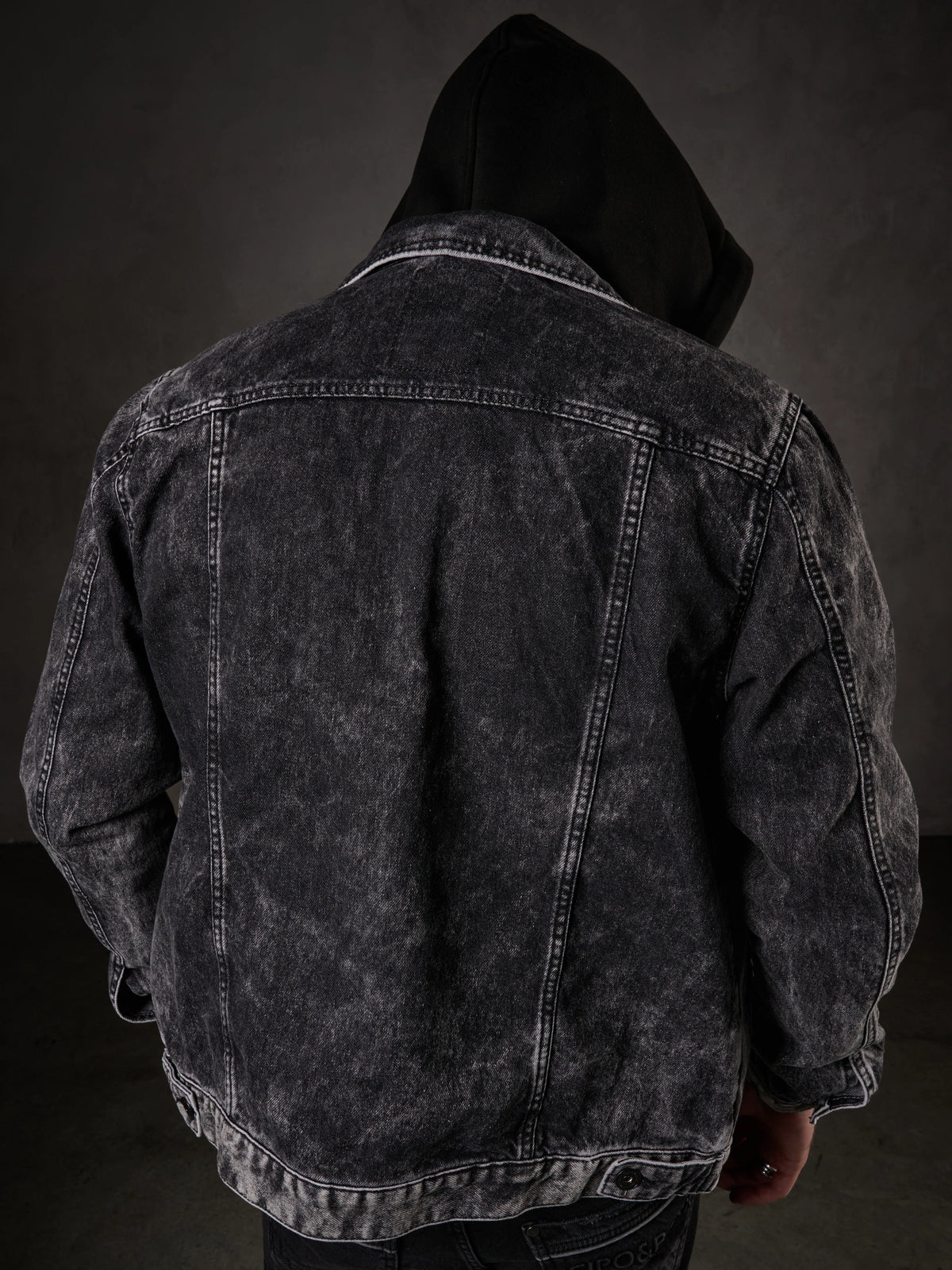 Cipo & Baxx SIMBA Herren Jeans Jacke Kapuze Denim CJ301 - Persvision