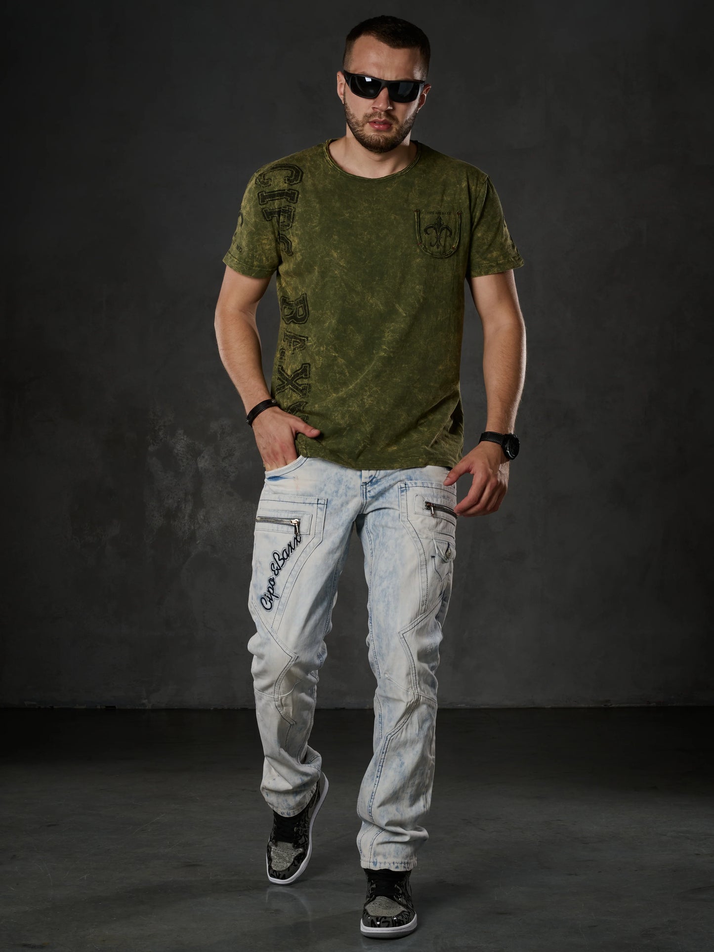Cipo & Baxx FLEMING Herren Jeans Denim CD272