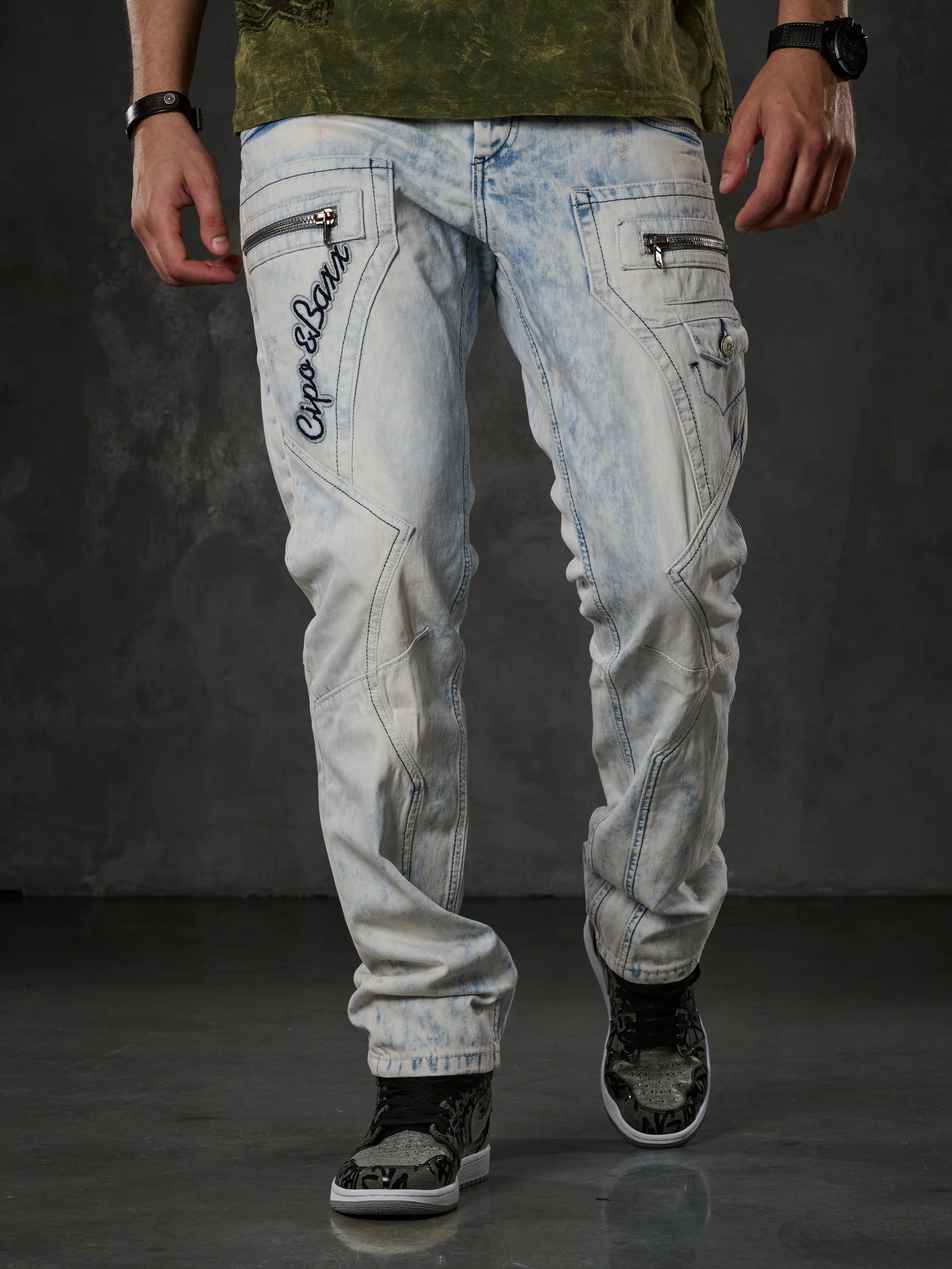 Cipo & Baxx FLEMING Herren Jeans Denim CD272