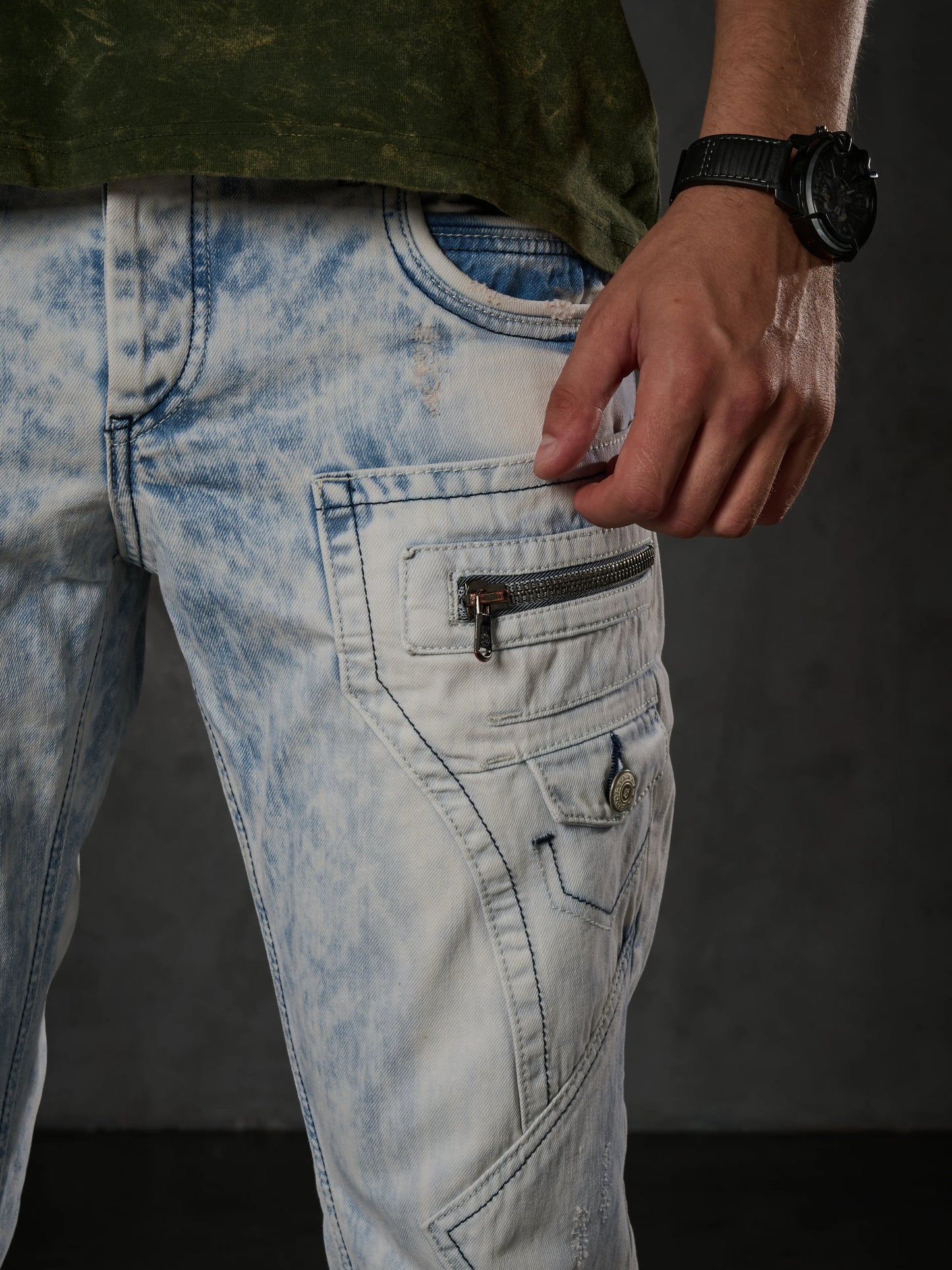 Cipo & Baxx FLEMING Herren Jeans Denim CD272