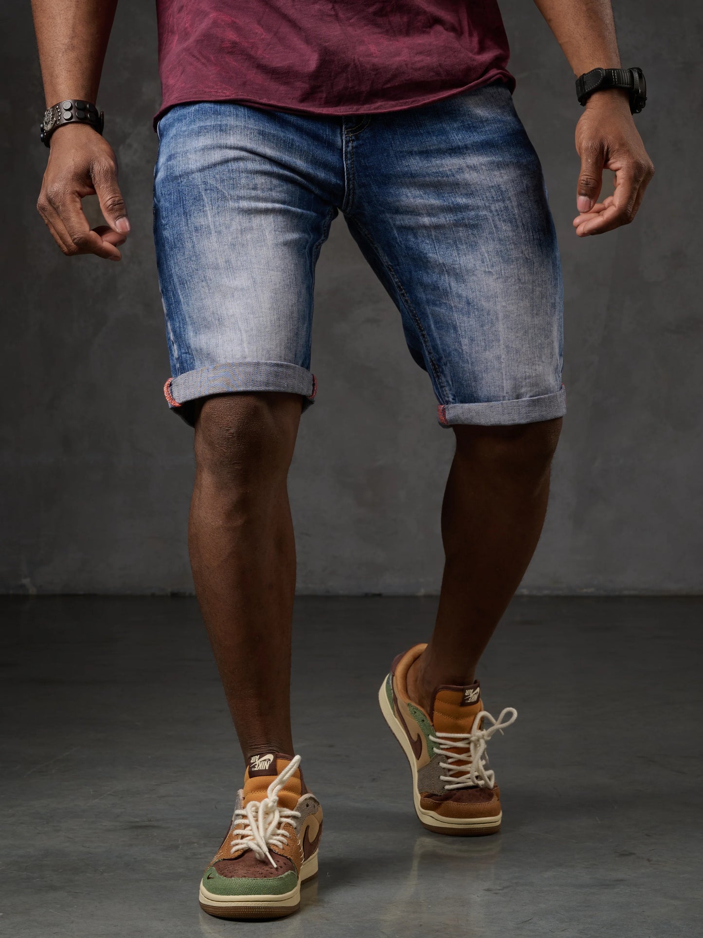 Cipo & Baxx ORBIT Herren Kurze Jeans Denim CK266