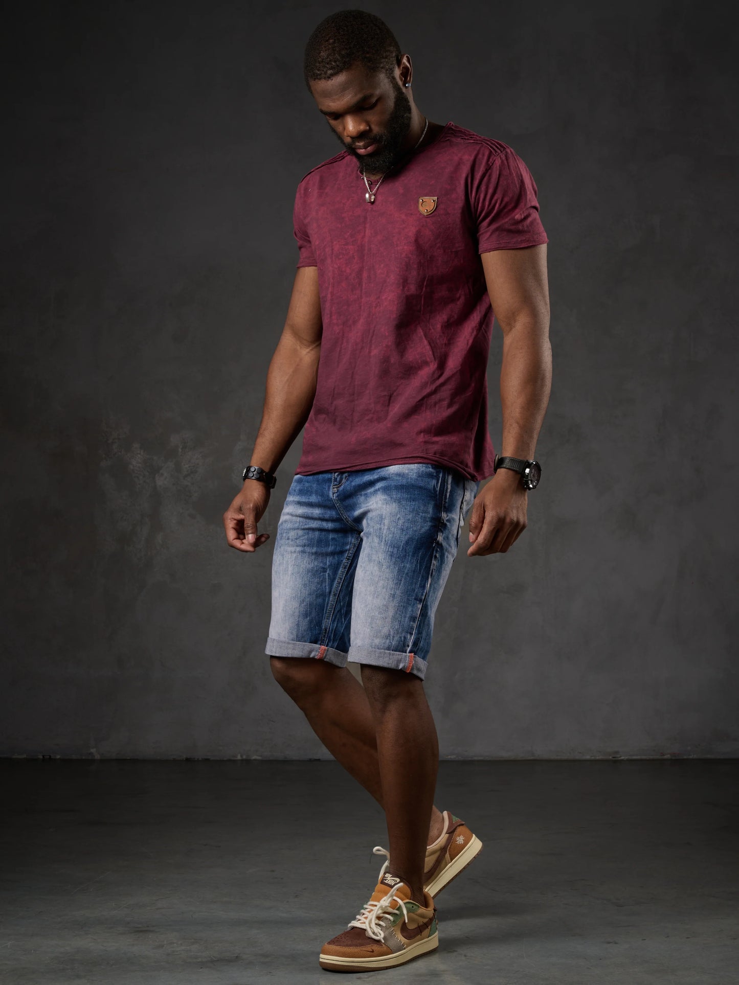 Cipo & Baxx ORBIT Herren Kurze Jeans Denim CK266