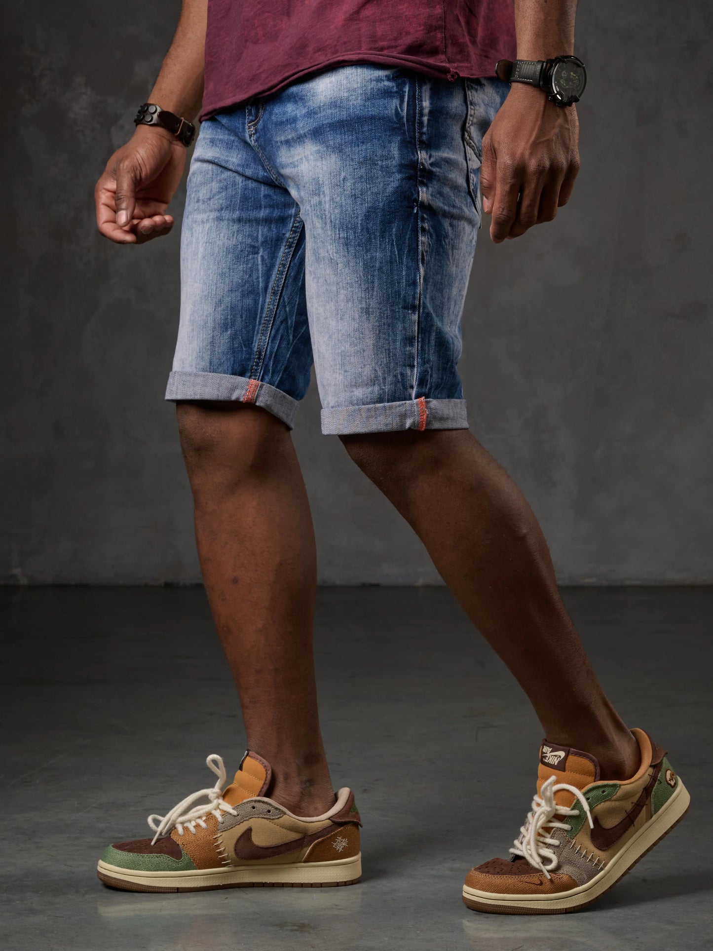 Cipo & Baxx ORBIT Herren Kurze Jeans Denim CK266