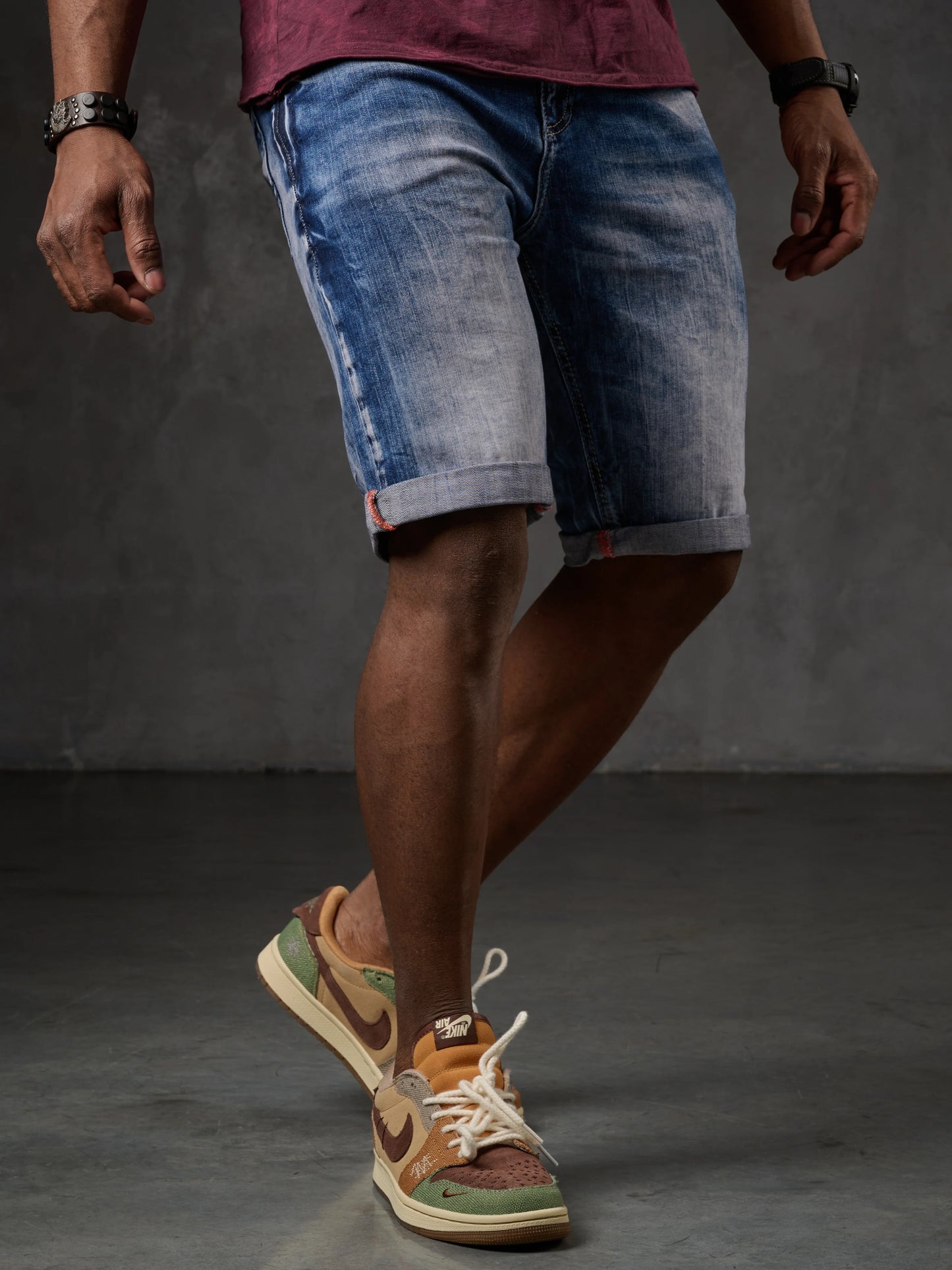 Cipo & Baxx ORBIT Herren Kurze Jeans Denim CK266