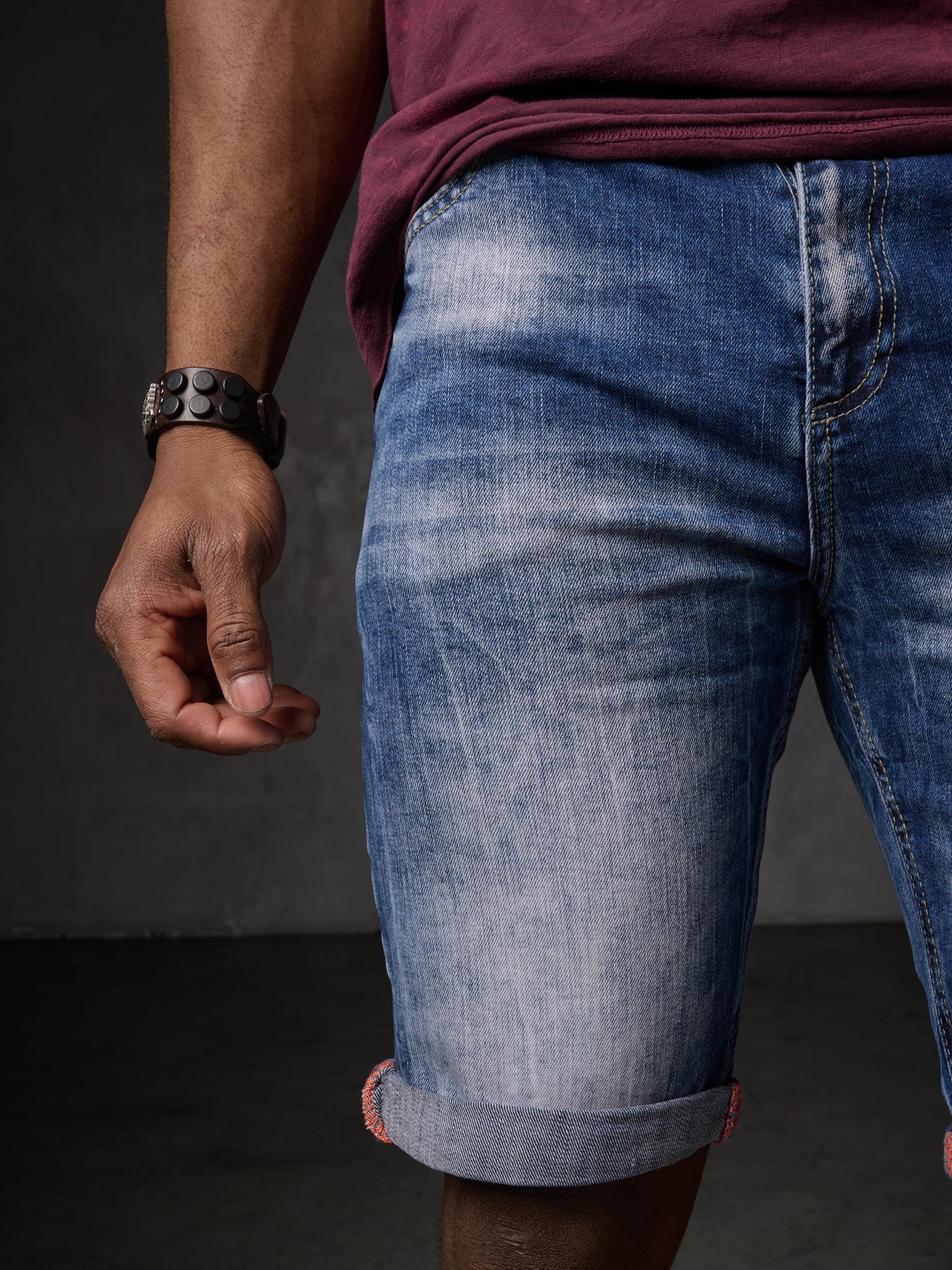 Cipo & Baxx ORBIT Herren Kurze Jeans Denim CK266