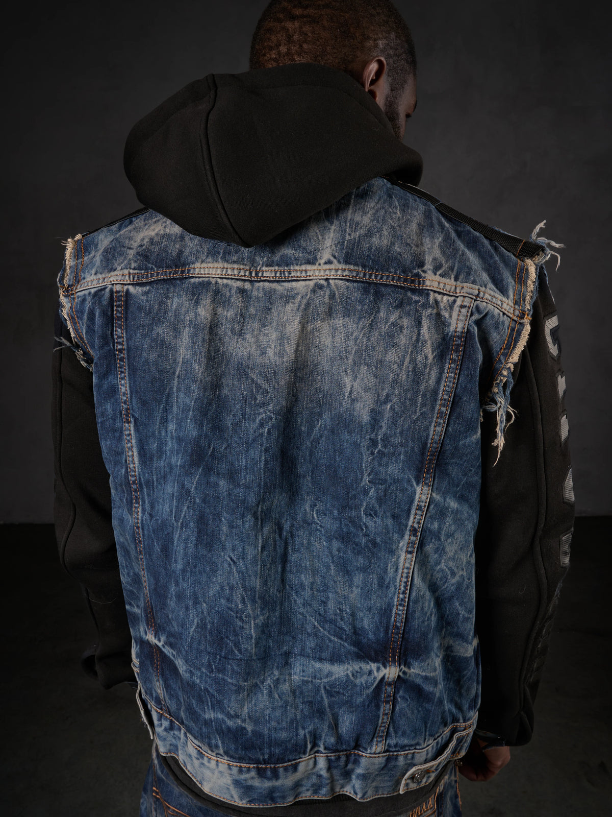 Cipo & Baxx HARTFORD Herren Jeans Jacke Weste Denim Hoodie CJ309 - Persvision