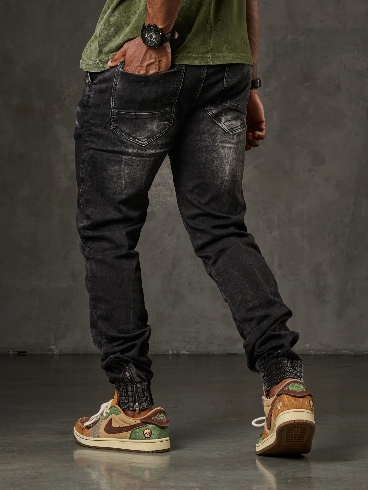 Cipo & Baxx Herren Jeans BREST BLACK CD807