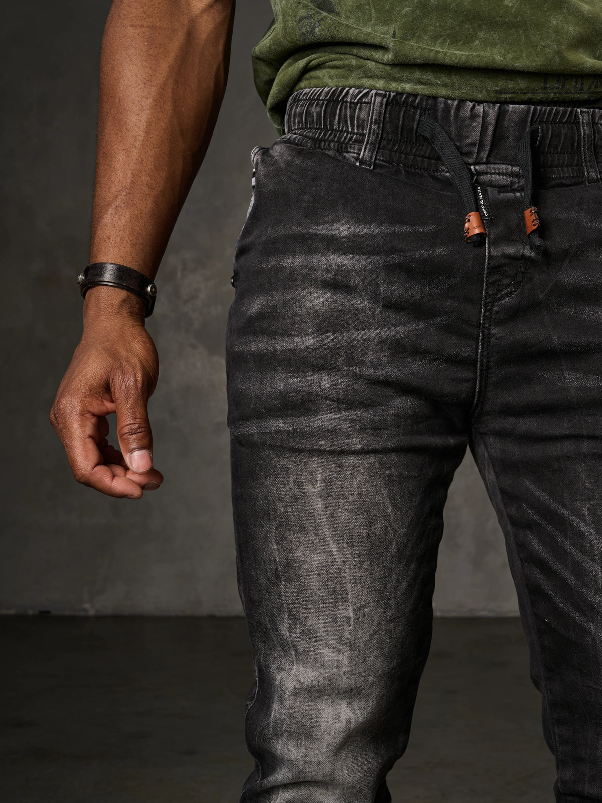 Cipo & Baxx Herren Jeans BREST BLACK CD807