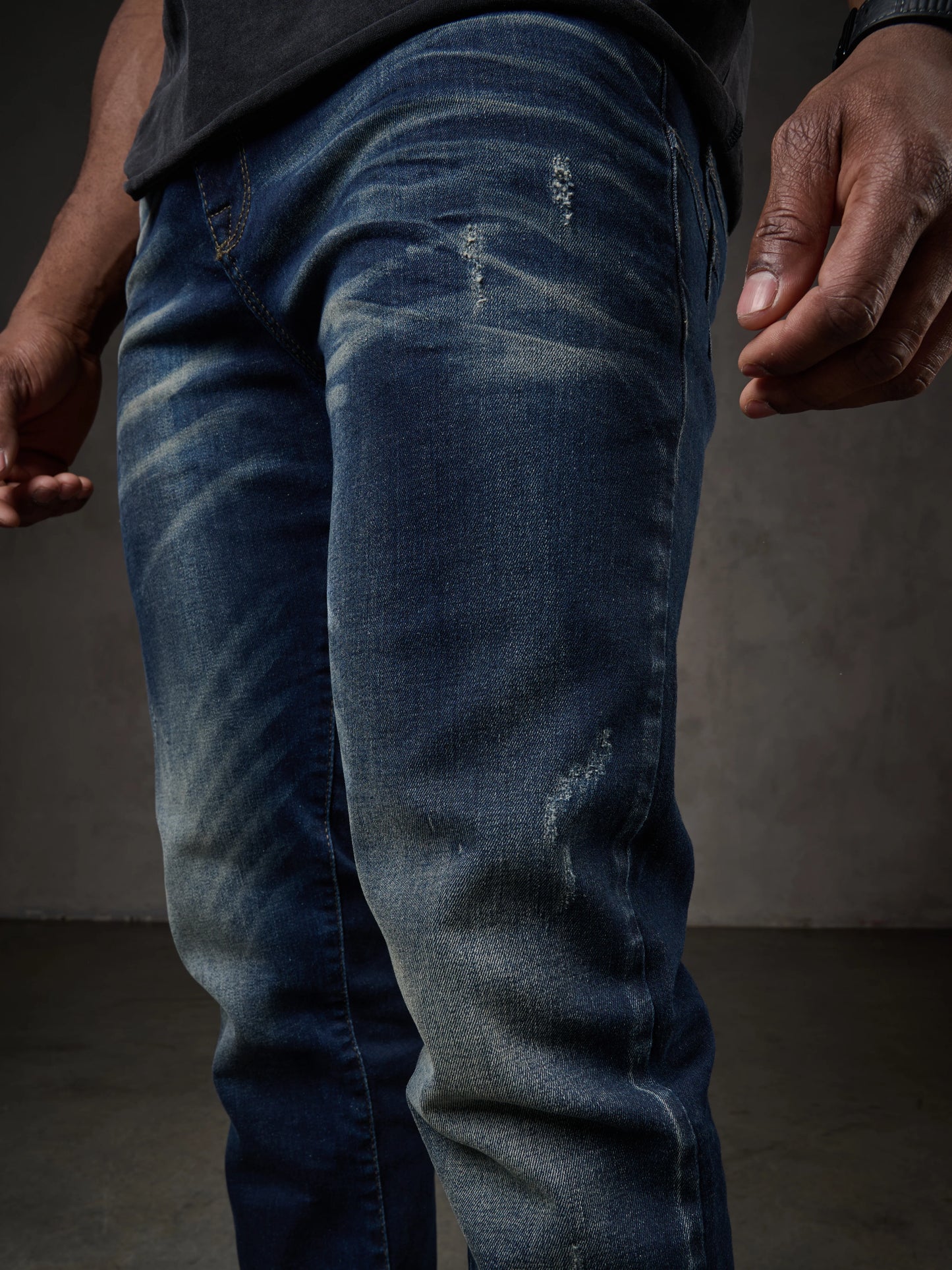 Cipo & Baxx ALAIN Herren Jeans Denim darkblue CD811