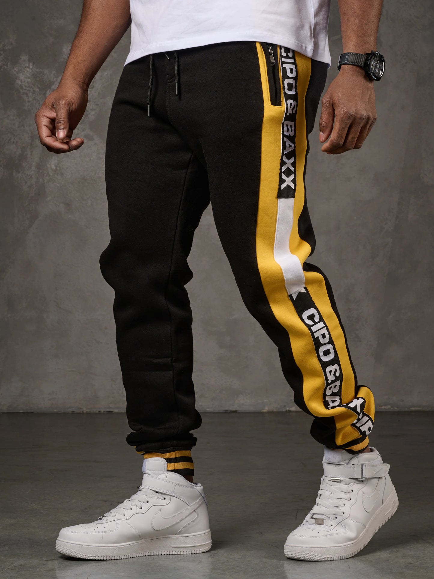 Cipo & Baxx ROCKET Herren Jogginghose gelb CR115