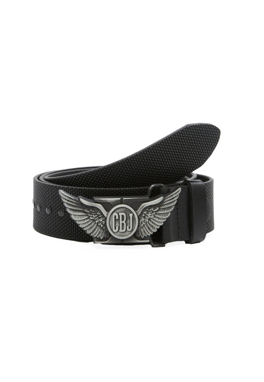 Cipo & Baxx Herren Leder Gürtel CG213 schwarz