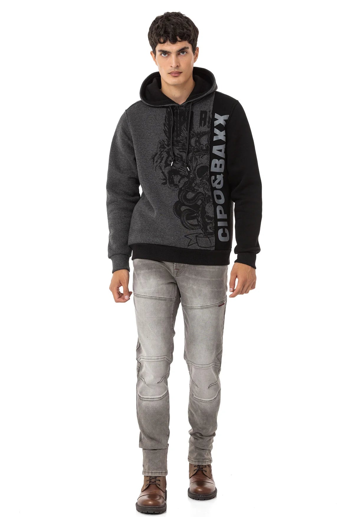 Cipo &amp; Baxx ADELAIDE men's hooded sweatshirt CL559