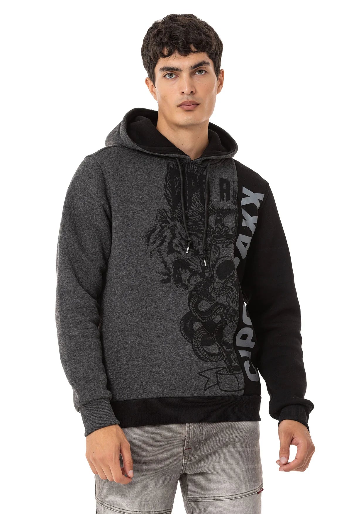 Cipo &amp; Baxx ADELAIDE men's hooded sweatshirt CL559