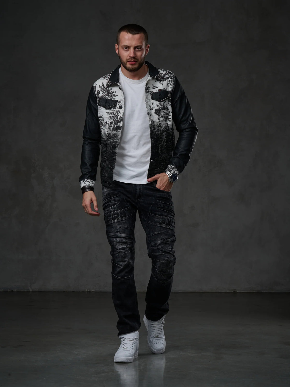 Cipo & Baxx LIMA Herren Jeans Jacke Denim CJ252 - Persvision