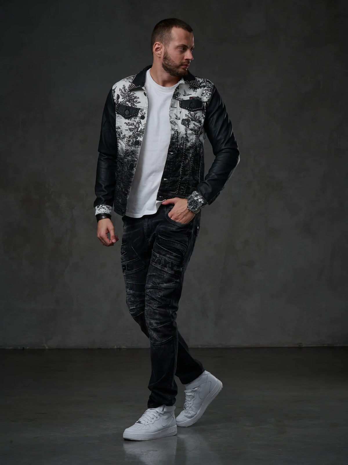 Cipo & Baxx LIMA Herren Jeans Jacke Denim CJ252 - Persvision