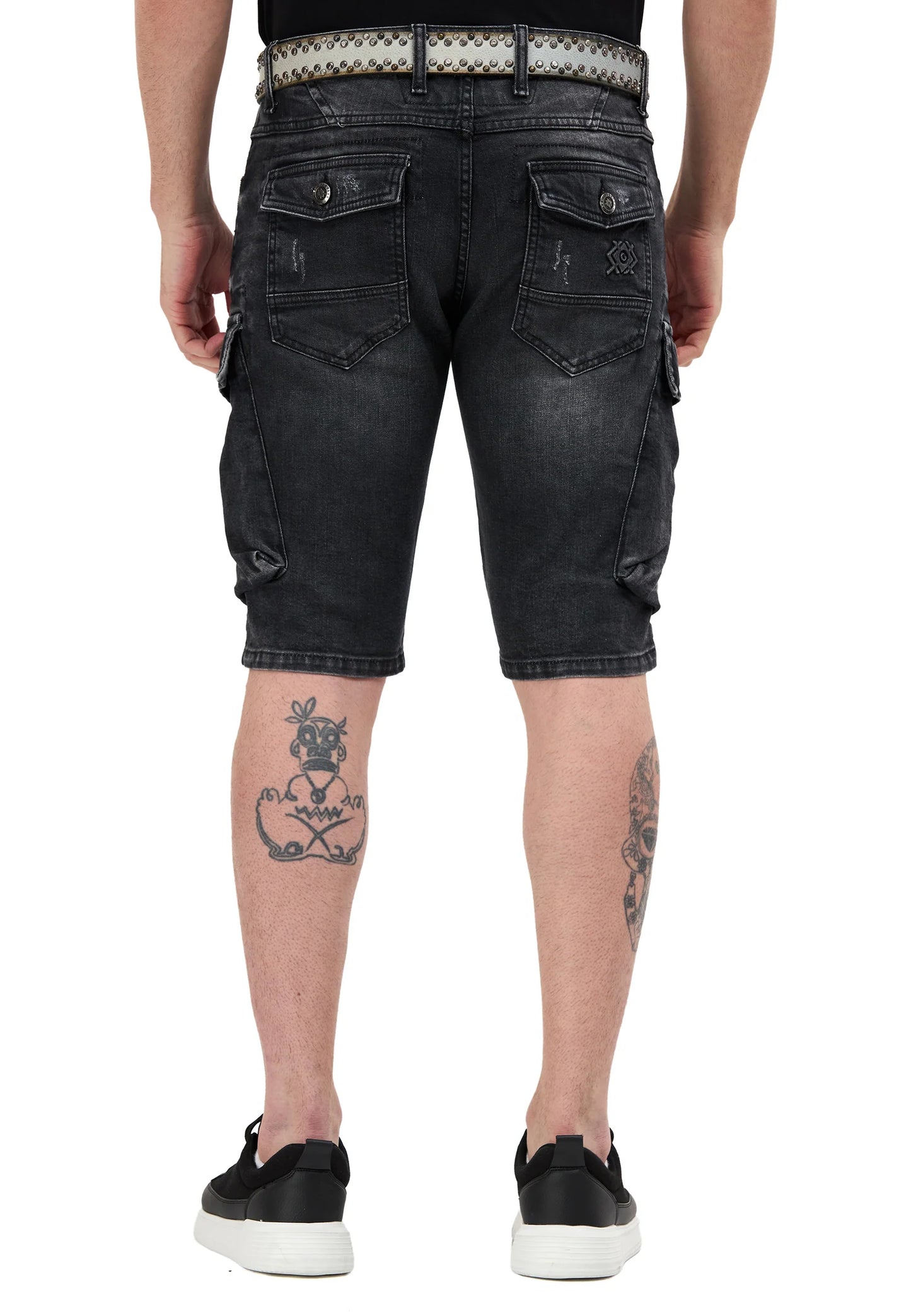 Cipo & Baxx CESAR Herren Kurze Jeans Denim CK189