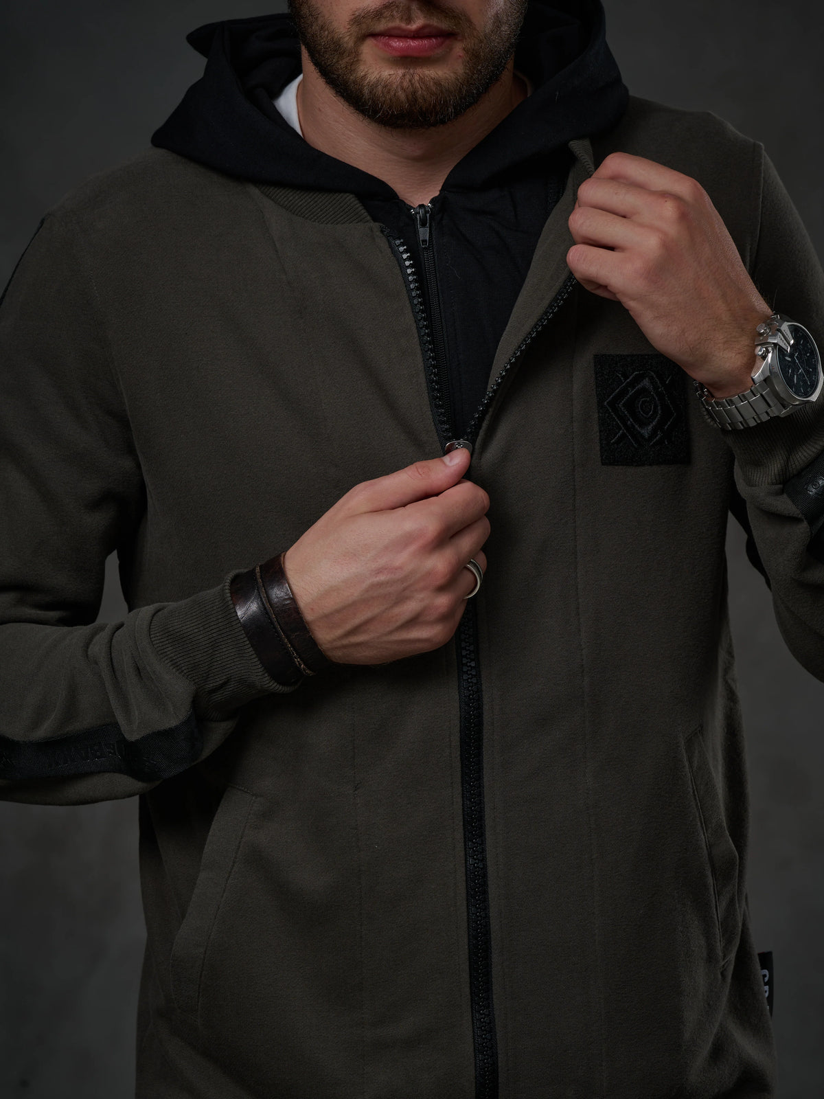 Cipo & Baxx HERNAND Herren Kapuzen Sweatshirtjacke CL305