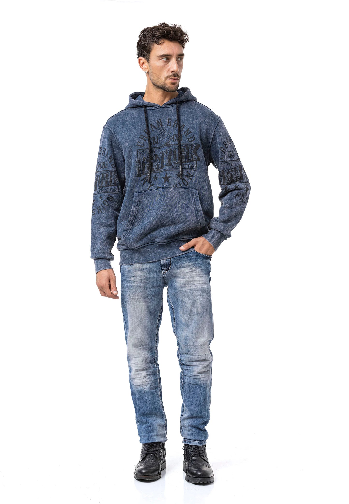 Cipo & Baxx GOA Herren Kapuzen Sweatshirt CL596