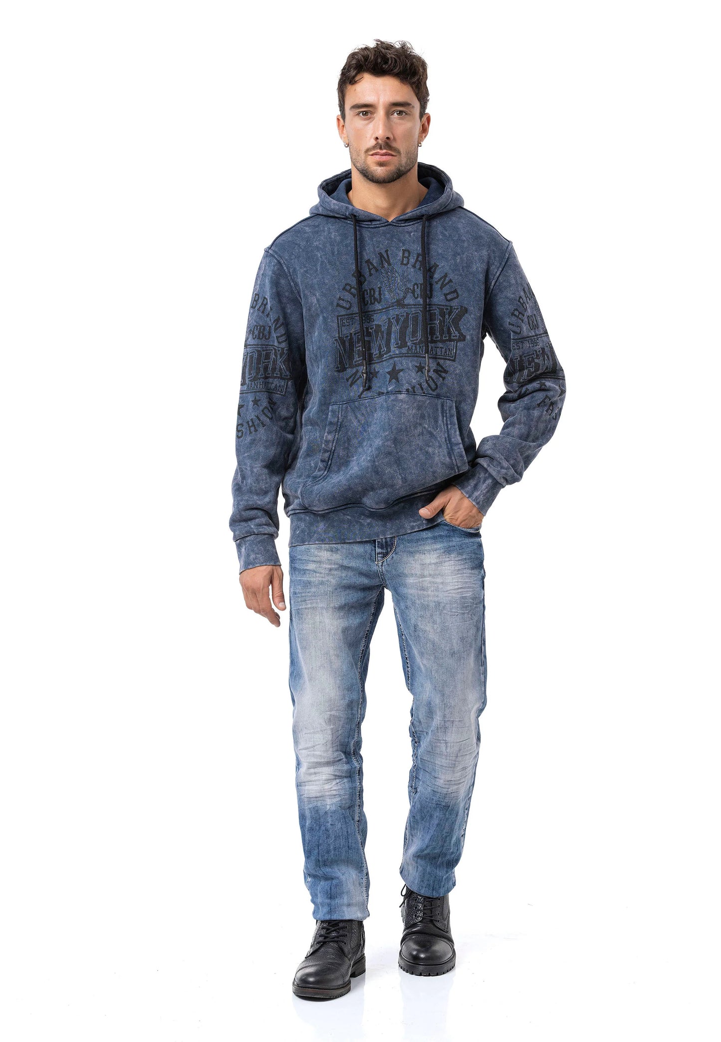 Cipo & Baxx GOA Herren Kapuzen Sweatshirt CL596