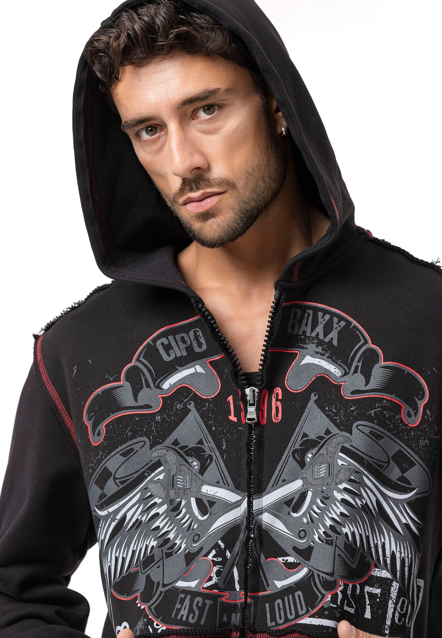 Cipo & Baxx VOEX Herren Kapuzen Sweatshirt CL608