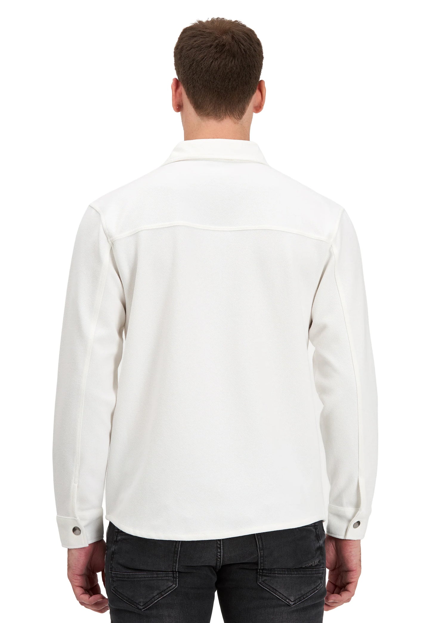 Cipo & Baxx VOLKAN Herren Sweatshirt Hemd weiss CL606
