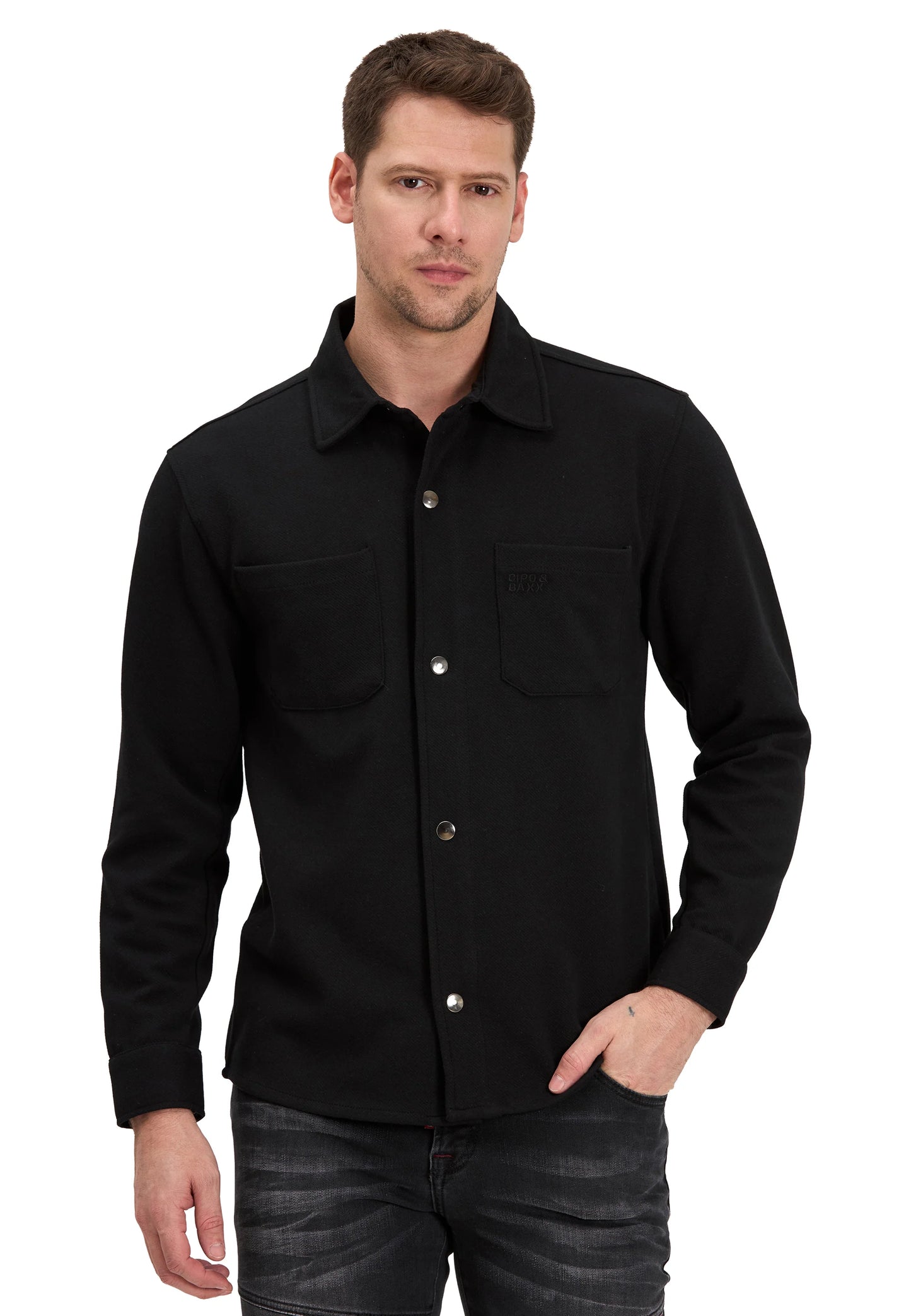 Cipo & Baxx VOLKAN Herren Sweatshirt Hemd CL606